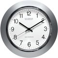 Equity By La Crosse WT3144S Wall Clock, Round, Analog, Plastic Frame WT-3144S-INT